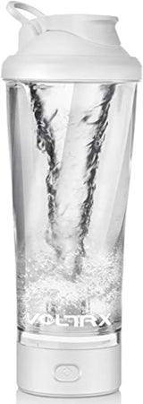 VOLTRX Premium Electric Protein Shaker Bottle, Made with Tritan - BPA Free - 24 Oz Vortex Portable Mixer Cup/Usb Rechargeable Shaker Cups for Protein Shakes