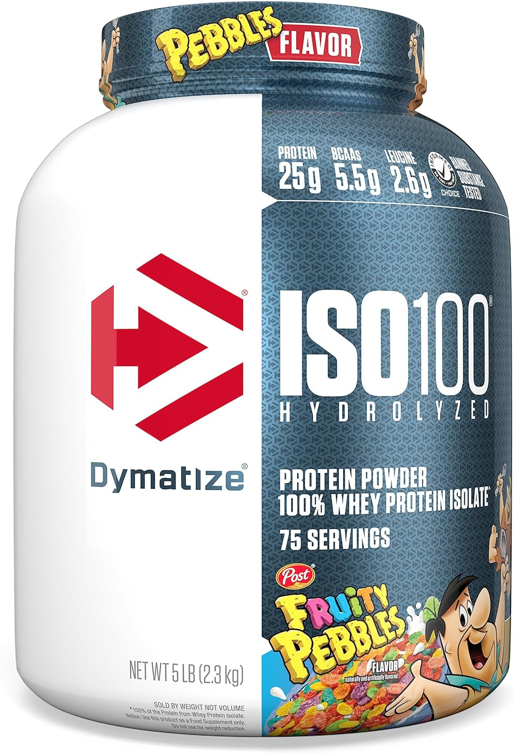 Dymatize ISO100 Hydrolyzed Protein Powder, 100% Whey Isolate, 25G of Protein, 5.5G Bcaas, Gluten Free, Fast Absorbing, Easy Digesting, Gourmet Vanilla, 20 Servings