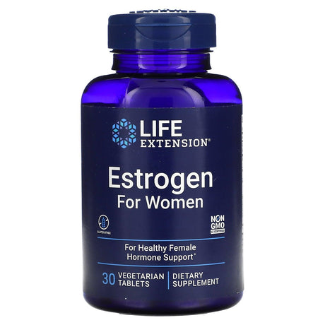 Life Extension, Estrogen for Women, 30 Vegetarian Tablets - Supply Center USA