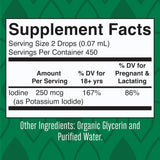 Maryruth Organics Potassium Iodide | Iodine Supplement | 1 Year Supply | Iodine Drops | USDA Organic | Nascent Iodine | Vegan | Packaging May Vary | 1 Fl Oz - Supply Center USA