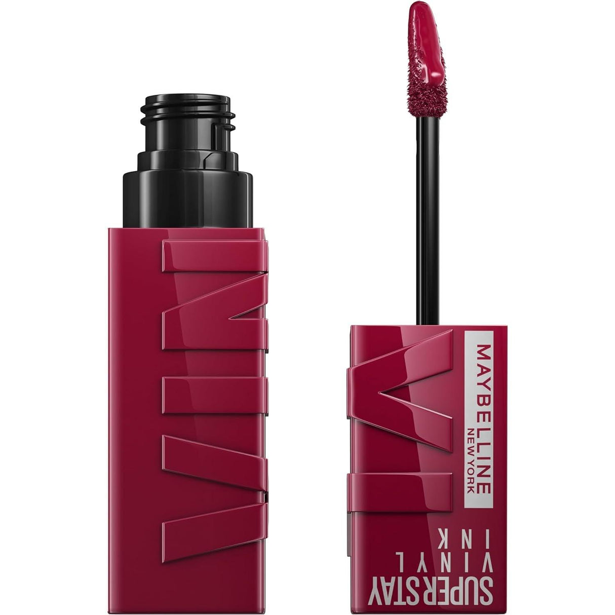 Maybelline Super Stay Vinyl Ink Longwear No-Budge Liquid Lipcolor Makeup, Highly Pigmented Color and Instant Shine, Cheeky, Rose Nude Lipstick, 0.14 Fl Oz, 1 Count - Supply Center USA