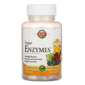 KAL, Super Enzymes, 60 Tablets - Supply Center USA