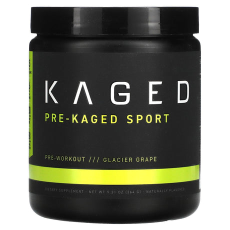 Kaged, Pre-Kaged, Sport Pre-Workout, Blue Raspberry, 9.24 oz (262 g) - Supply Center USA