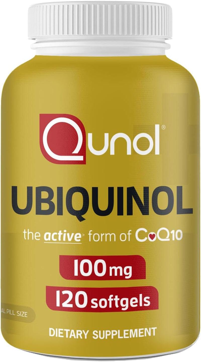 Qunol Ultra Coq10 100Mg Softgels- 3X Better Absorption, Antioxidant for Heart Health & Energy Production, Coenzyme Q10 Vitamins and Supplements, 3 Month Supply, 90 Count - Supply Center USA