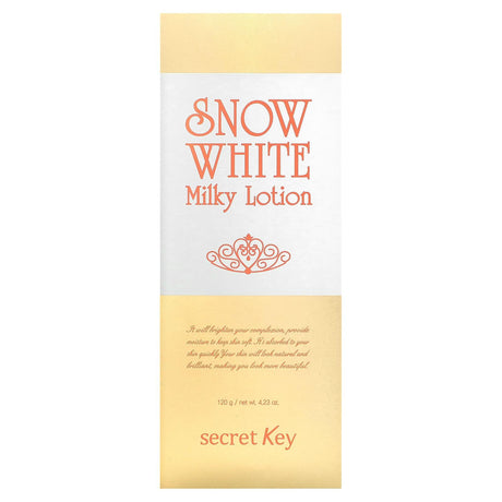 Secret Key, Snow White Milky Lotion, 4.23 oz (120 g) - Supply Center USA