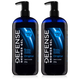 Defense Soap Organic Body Wash - All Natural Shower Gel with Eucalyptus, Aloe Vera. Wrestling Inspired, for All Skin Types. 32 Oz
