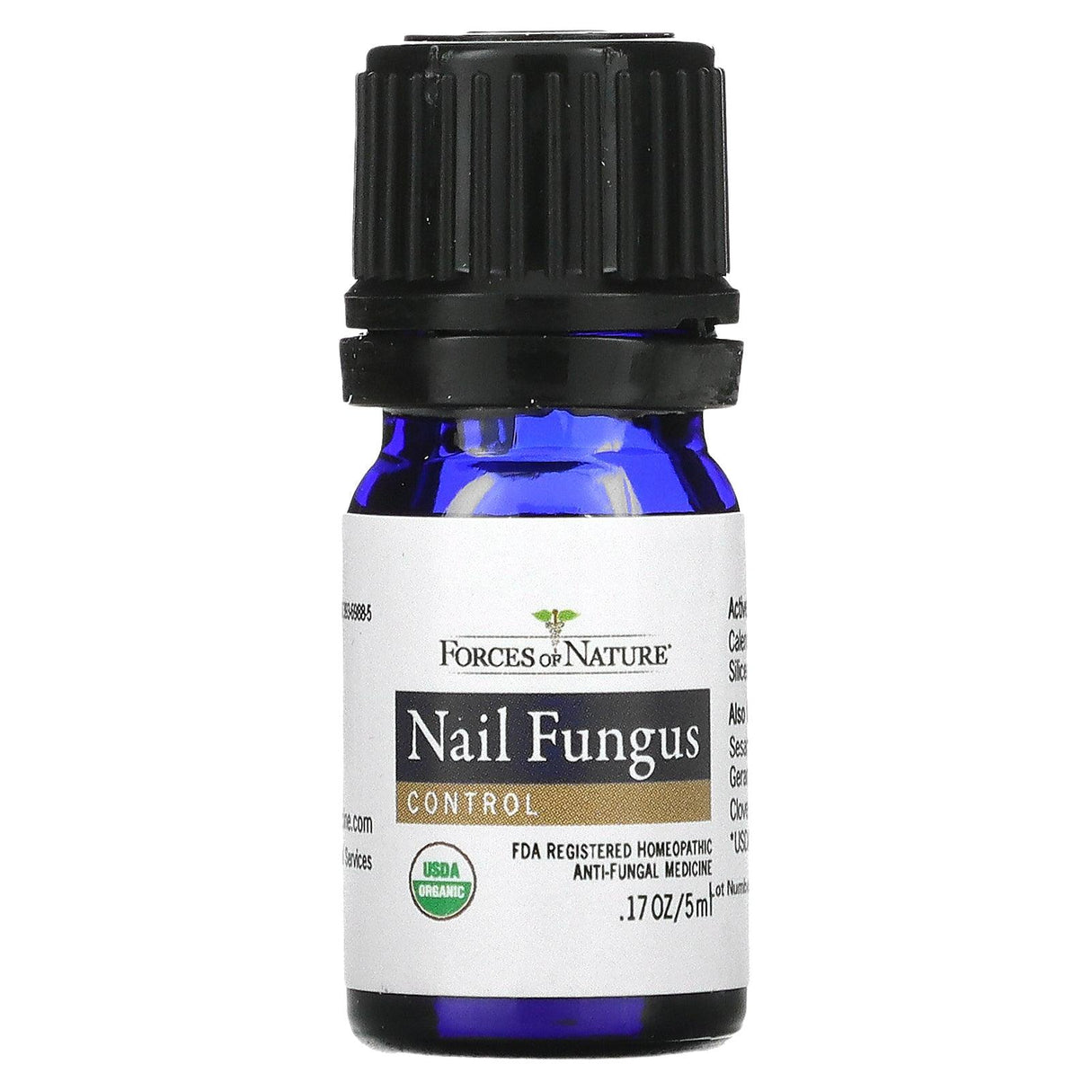 Forces of Nature, Nail Fungus, Organic Plant Medicine, 0.17 fl oz (5 ml) - Supply Center USA