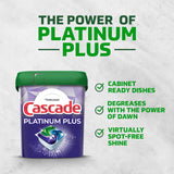 Cascade Platinum plus Dishwasher Pod, Dish Detergent Actionpacs, Dishwasher Detergent, Fresh, 52 Count