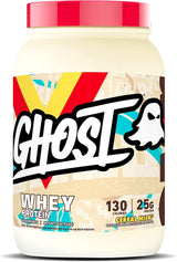 GHOST Whey Protein Powder, Chips Ahoy - 2LB Tub, 25G of Protein - Chocolate Chip Cookie Flavored Isolate, Concentrate & Hydrolyzed Whey Protein Blend