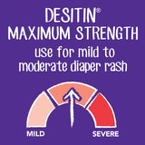 Desitin Maximum Strength Baby Diaper Rash Cream with 40% Zinc Oxide for Diaper Rash Relief & Prevention, 16 Oz (Packaging May Vary)