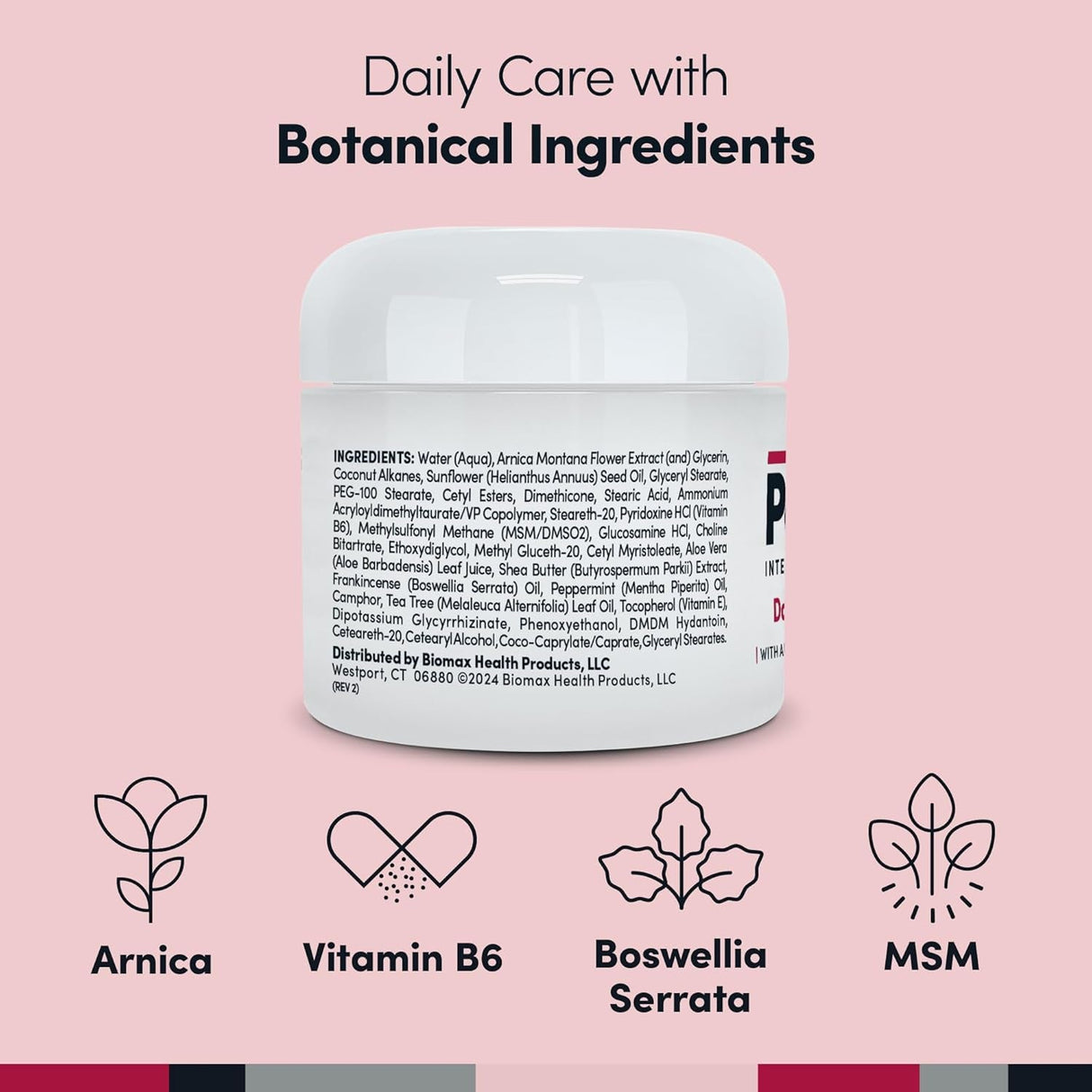 Penetrex Joint & Muscle Therapy – Soothing Comfort for Back, Neck, Hands, Feet – Premium Whole Body Rub with Arnica, Vitamin B6 MSM & Boswellia – Non-Greasy 2Oz Cream