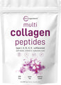 Micro Ingredients Hydrolyzed Collagen Peptides Powder, 1Lb | Grass Fed Bovine Collagen for Women & Men | Type I & III Unflavored | Easy Mixing Vital Nutrients for Healthy Hair, Skin & Joints