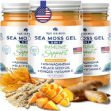 Trueseamoss Wildcrafted Irish Sea Moss Gel –7 Flavors- Nutritious Raw Seamoss Rich in Minerals, Proteins & Vitamins – Antioxidant Health Sea Moss, Vegan Made in USA (MANGO/PINEAPPLE, 1)