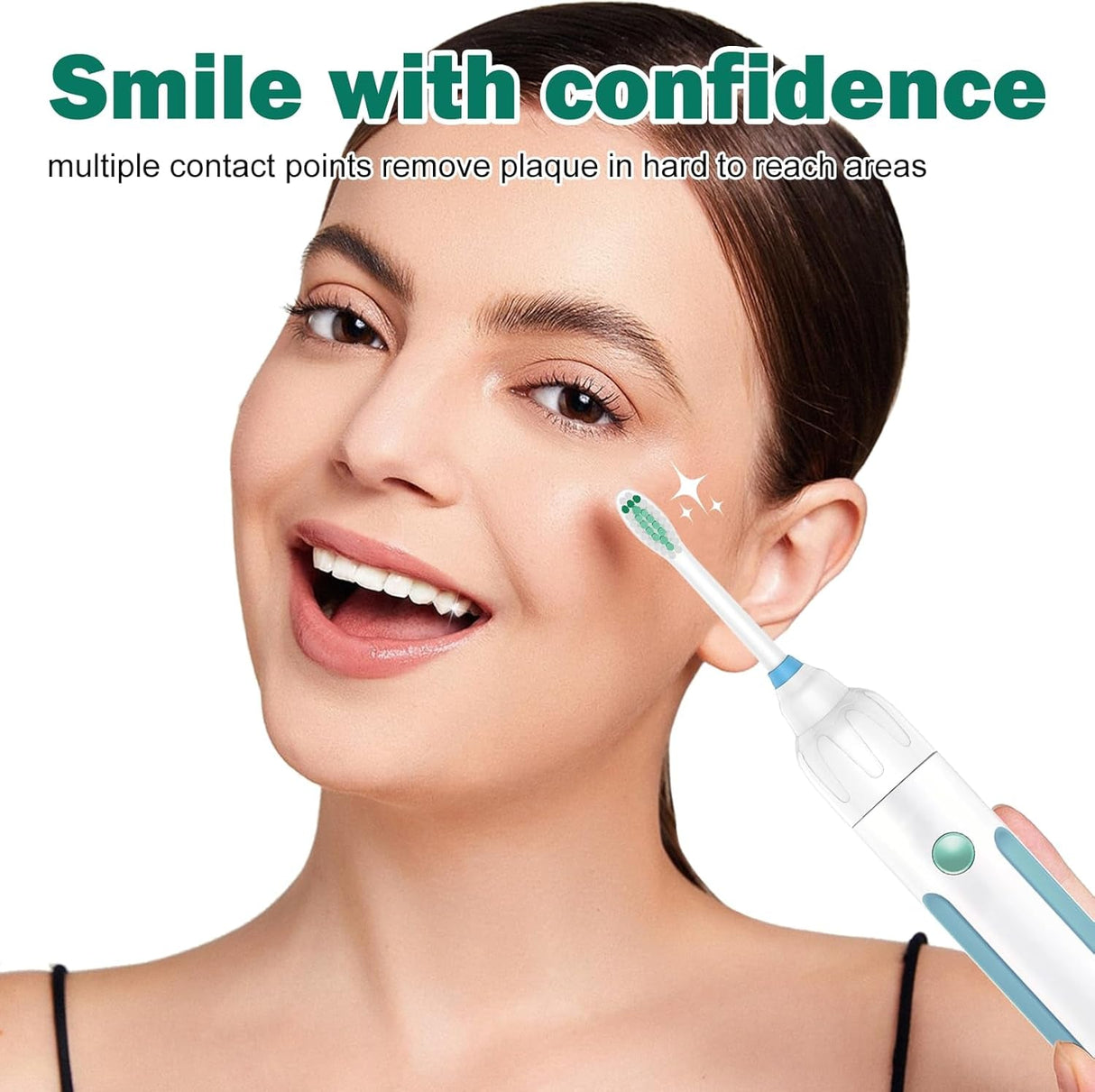 Toothbrush Heads for Philips Sonicare Replacement Brush Heads Medium Soft Dupont Bristles Electric Toothbrush Replacement Heads Fit E-Series Essence Xtreme Elite Advance and Cleancare, 4 Pack