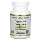 California Gold Nutrition, Digestive Enzymes, Broad Spectrum, 90 Veggie Capsules - Supply Center USA