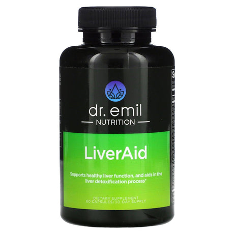 Dr. Emil Nutrition, LiverAid, 60 Capsules - Supply Center USA