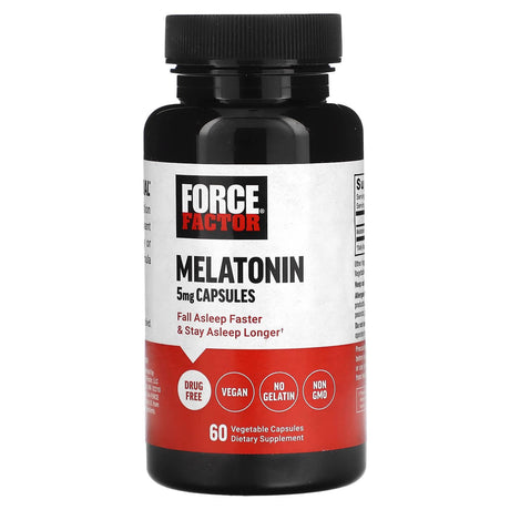 Force Factor, Melatonin , 3 mg, 60 Vegetable Capsules - Supply Center USA