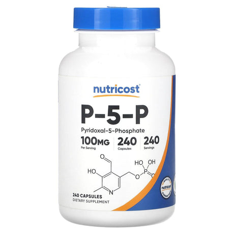 Nutricost, P-5-P, 100 mg, 240 Capsules - Supply Center USA