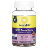 Renew Life, Kids Tummy Gummy, Prebiotics and Probiotics, Raspberry, 30 Gummies - Supply Center USA