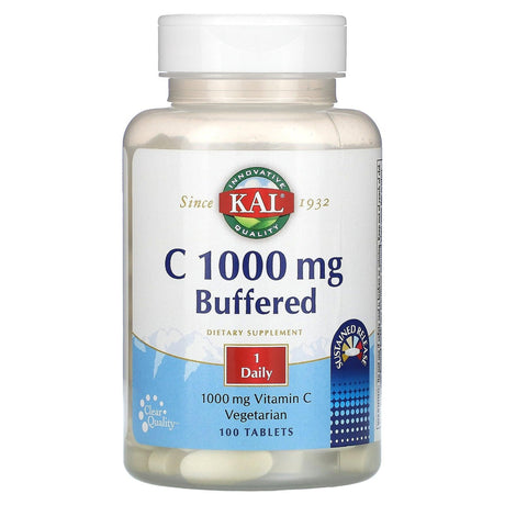 KAL, C 1,000 mg Buffered, 100 Tablets - Supply Center USA