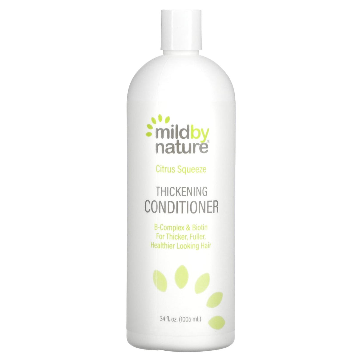 Mild By Nature, Thickening Conditioner, B-Complex & Biotin, Rosemary Mint, 34 fl oz (1,005 ml) - Supply Center USA