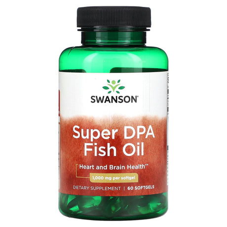 Swanson, Super DPA Fish Oil, 1,000 mg, 60 Softgels - Supply Center USA