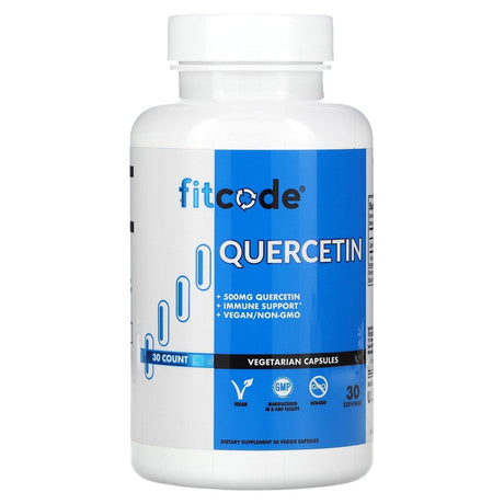 FITCODE, Quercetin, 500 mg, 30 Veggie Capsules - Supply Center USA