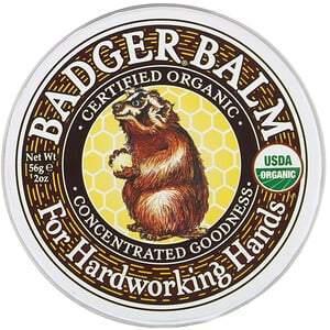 Badger Company, Badger Balm For Hardworking Hands, 2 oz (56 g) - Supply Center USA