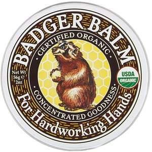 Badger Company, Badger Balm For Hardworking Hands, 2 oz (56 g) - HealthCentralUSA