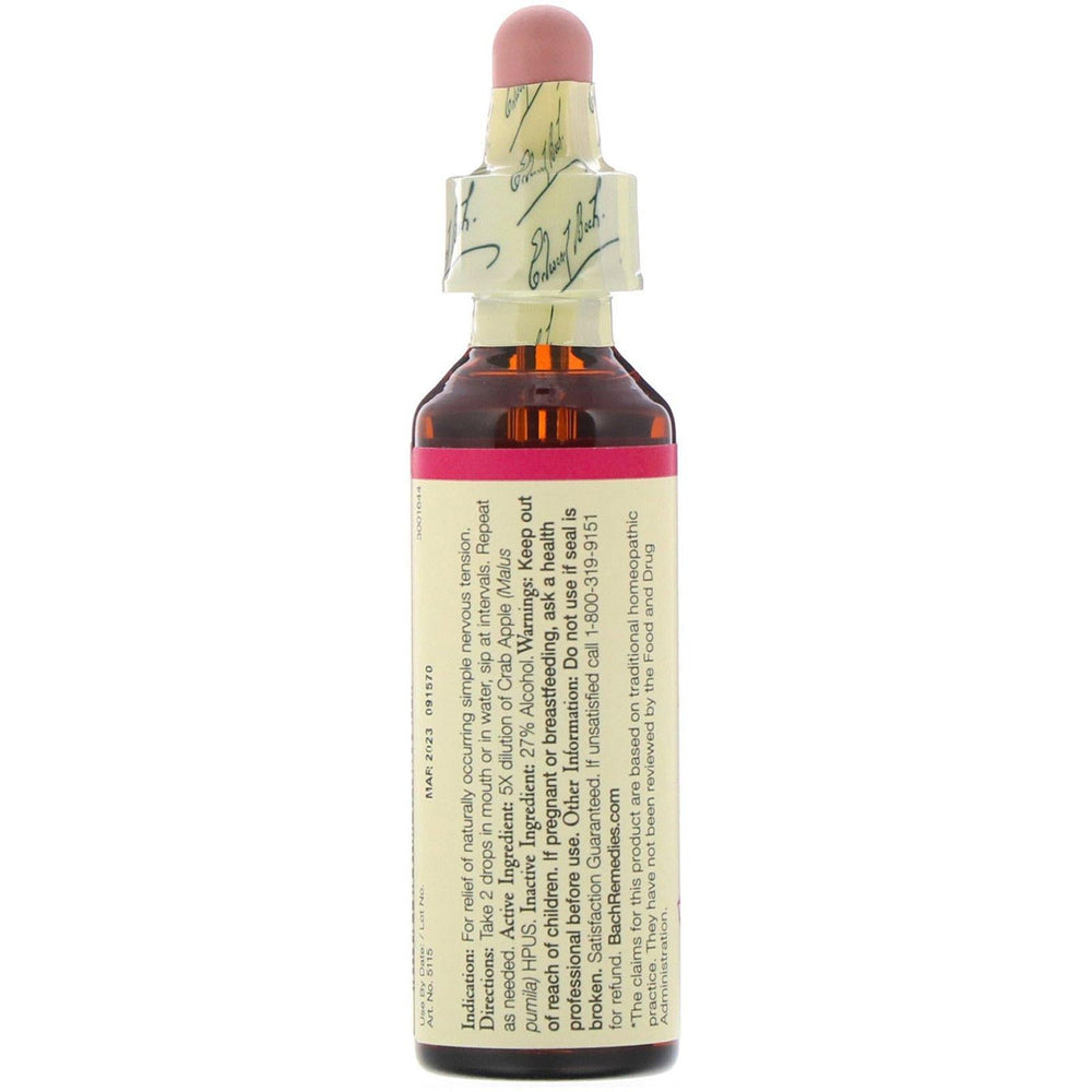 Bach, Original Flower Remedies, Crab Apple, 0.7 fl oz (20 ml) - HealthCentralUSA