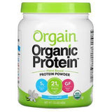 Orgain, Organic Protein Powder, Plant Based, Vanilla Bean, 1.02 lb (462) g - Supply Center USA