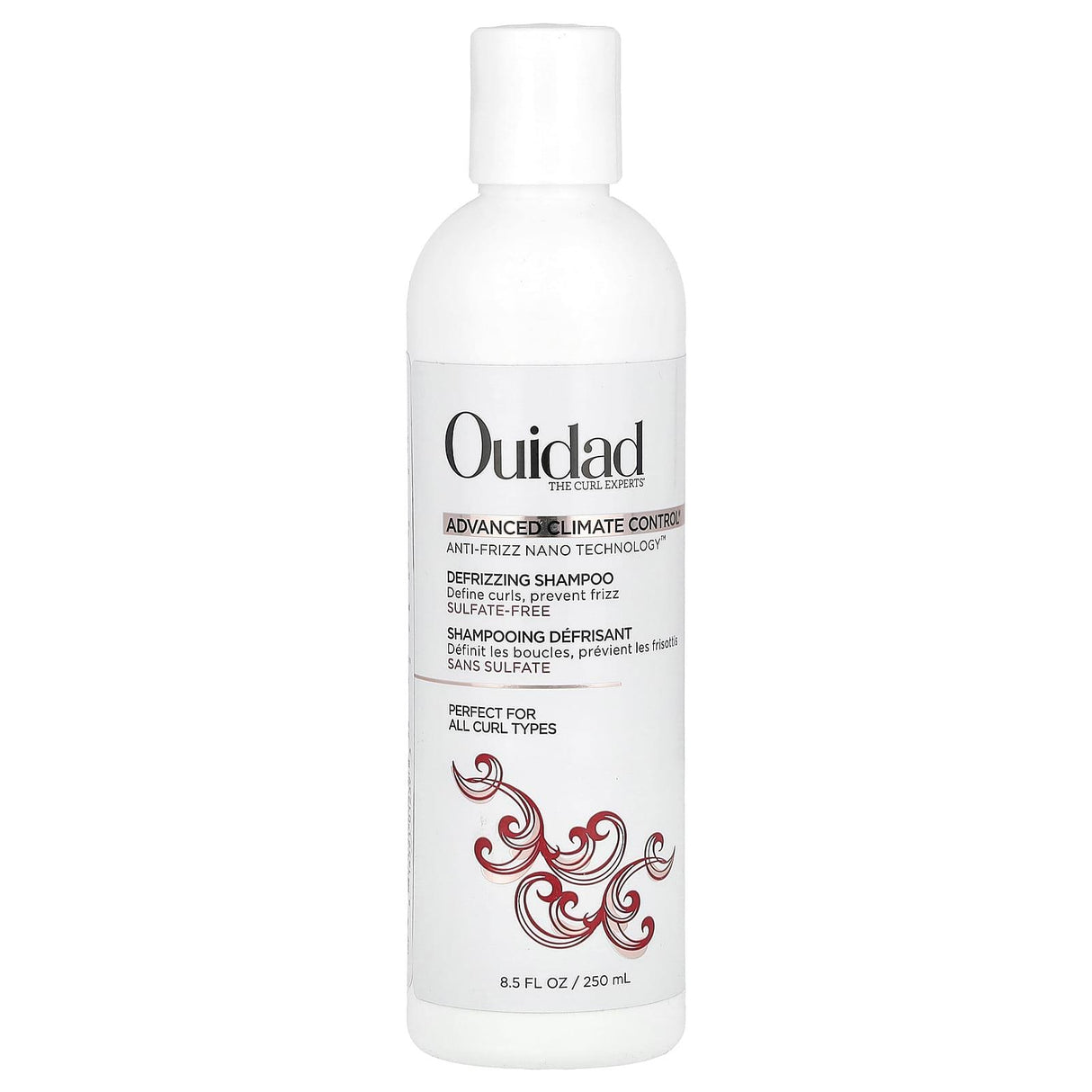 Ouidad, Advanced Climate Control®, Defrizzing Shampoo, All Curl Types, 8.5 fl oz (250 ml) - Supply Center USA