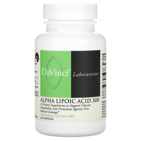 DaVinci Laboratories of Vermont, Alpha Lipoic Acid 300, 60 Capsules - Supply Center USA