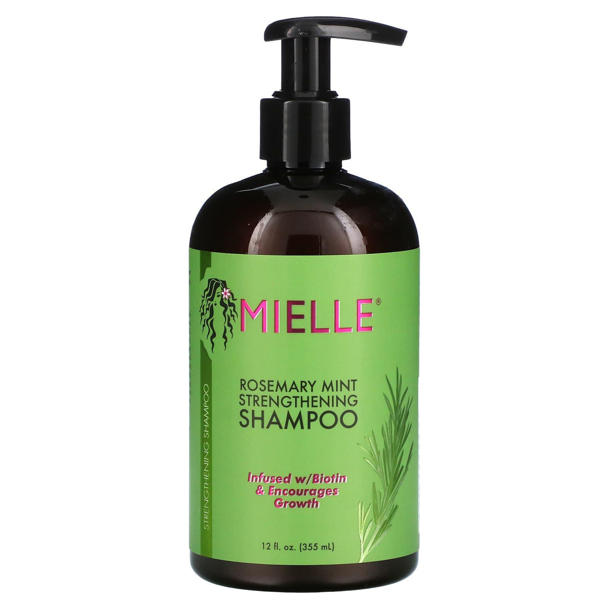 Mielle, Strengthening Shampoo, Rosemary Mint, 12 fl oz (355 ml) - Supply Center USA