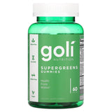 Goli Nutrition, Supergreens Gummies, 60 Pieces - Supply Center USA