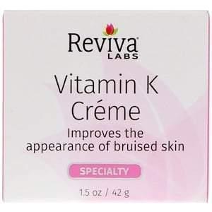 Reviva Labs, Vitamin K Creme, 1.5 oz (42 g) - Supply Center USA