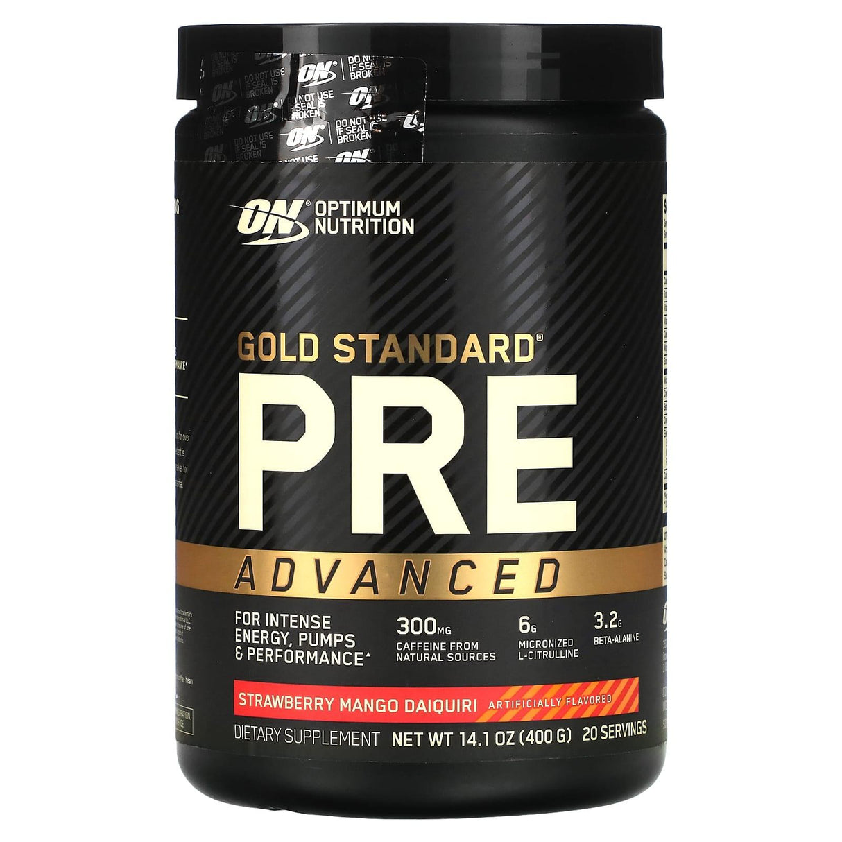 Optimum Nutrition, Gold Standard Pre Advanced, Raspberry Lime Mojito, 14.1 oz (400 g) - Supply Center USA