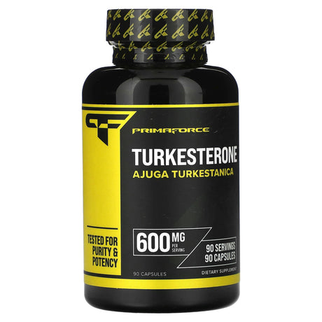 Primaforce, Turkesterone, Ajuga Turkestanica, 600 mg, 90 Capsules - Supply Center USA