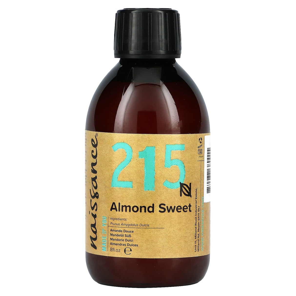 Naissance, Sweet Almond Oil 215, 8 fl oz (250 ml) - Supply Center USA