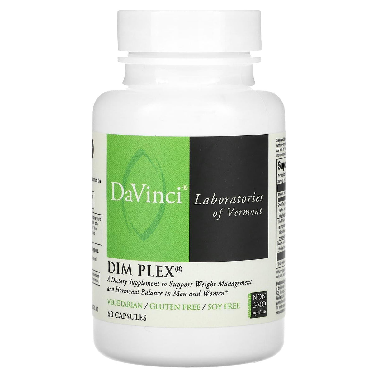 DaVinci Laboratories of Vermont, DIM Plex, 60 Capsules - Supply Center USA