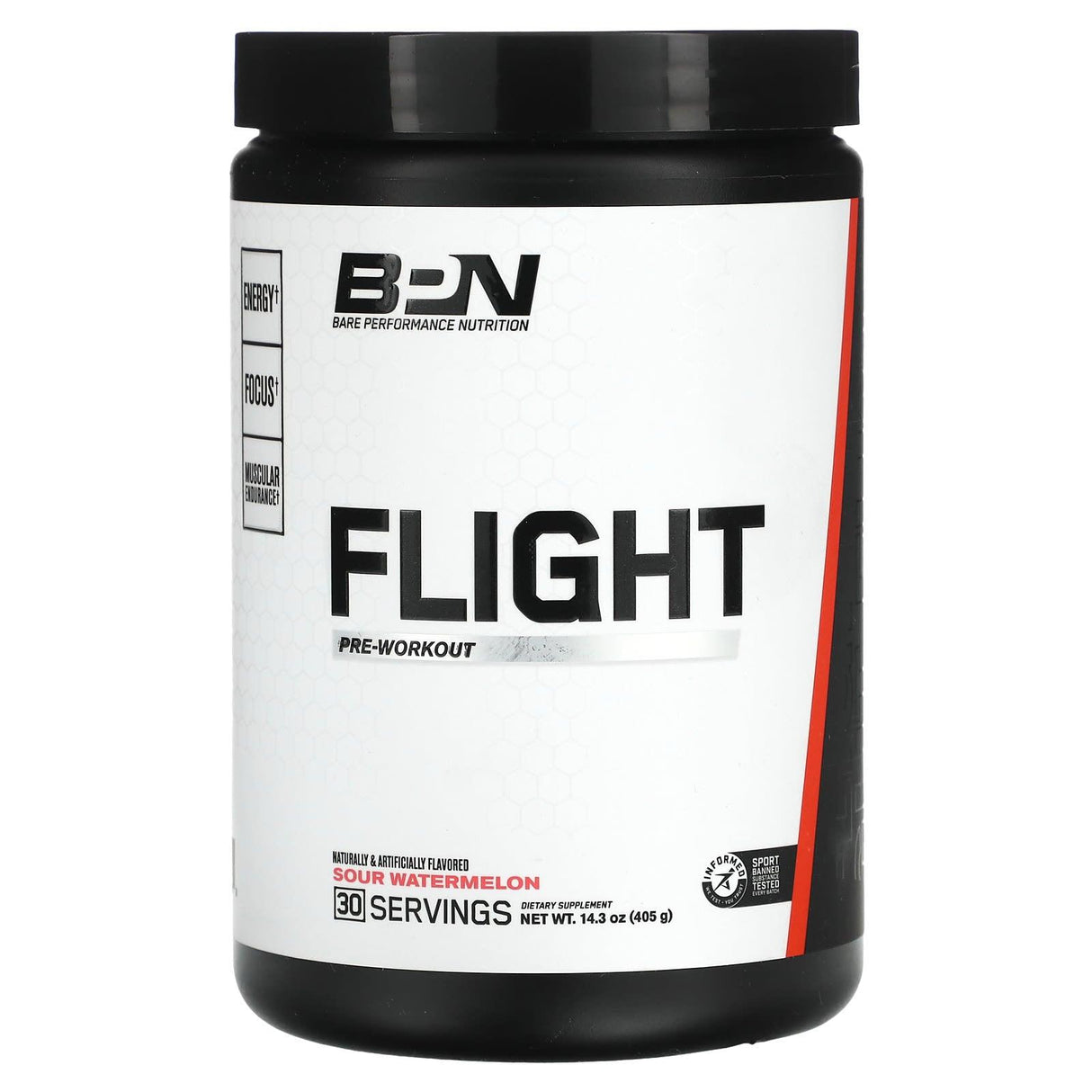 Bare Performance Nutrition, Flight Pre-Workout, Pink Lemonade, 13.8 oz (390 g) - Supply Center USA