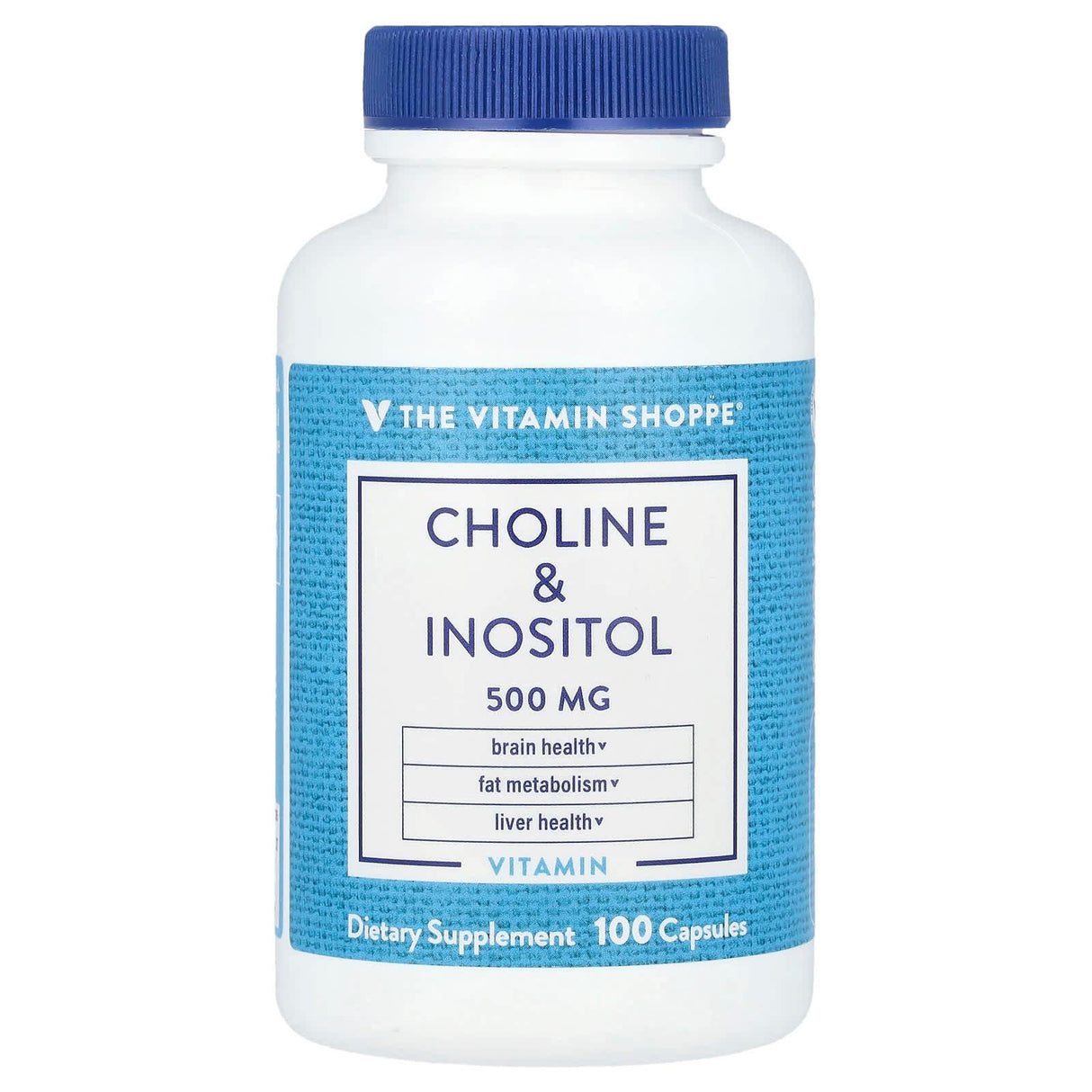 The Vitamin Shoppe, Choline & Inositol , 500 mg, 100 Capsules - Supply Center USA