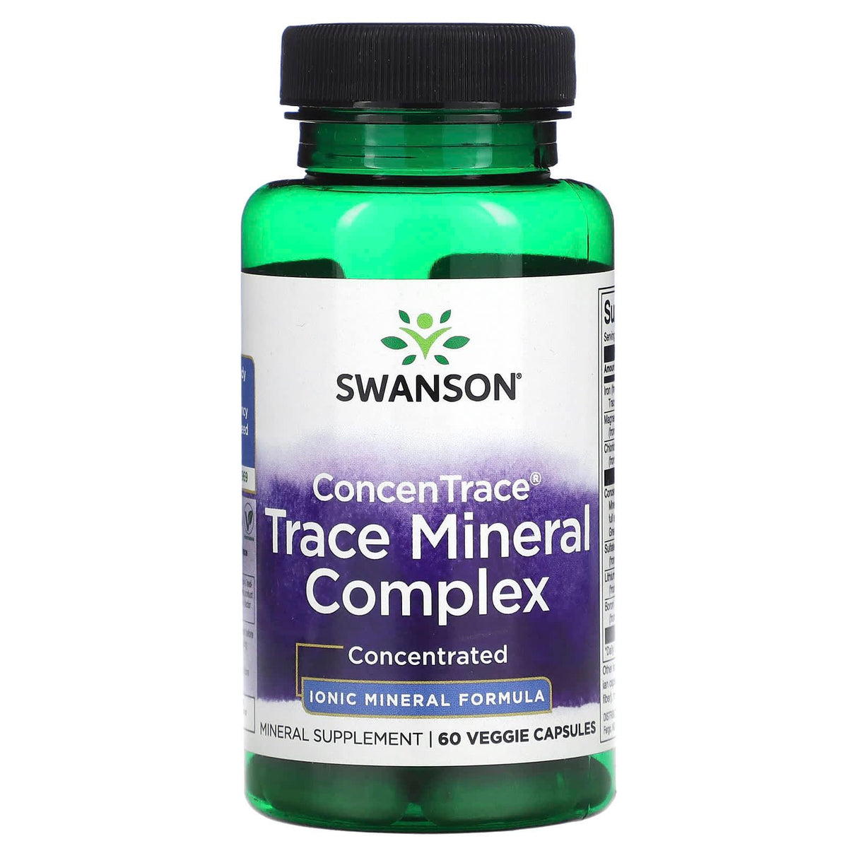 Swanson, ConcenTrace Trace Mineral Complex, 60 Veggie Capsules - Supply Center USA