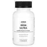 Codeage, Amen, Iron Ultra, 60 Vegetable Capsules - Supply Center USA