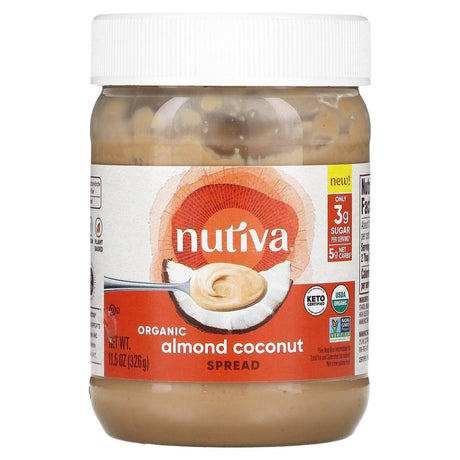 Nutiva, Organic Almond Coconut Spread, 11.5 oz (326 g) - Supply Center USA