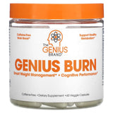 The Genius Brand, Genius Burn, Caffeine-Free, 60 Veggie Capsules - Supply Center USA