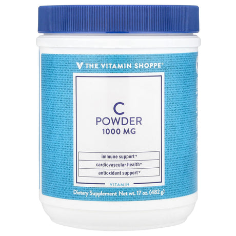 The Vitamin Shoppe, C Powder, 17 oz (482 mg) - Supply Center USA