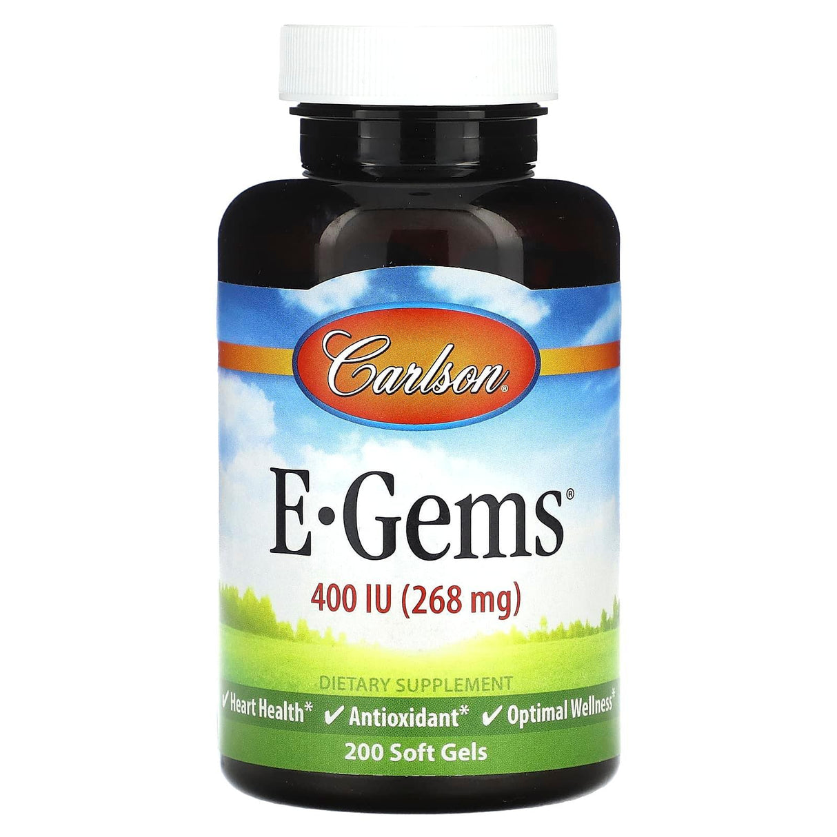 Carlson, E Gems, 400 IU (268 mg), 200 Soft Gels - Supply Center USA