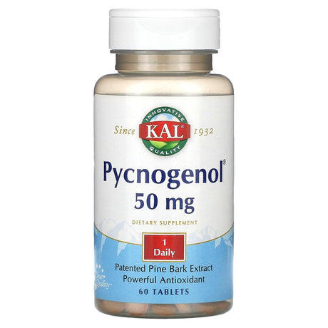 KAL, Pycnogenol, 50 mg, 60 Tablets - Supply Center USA