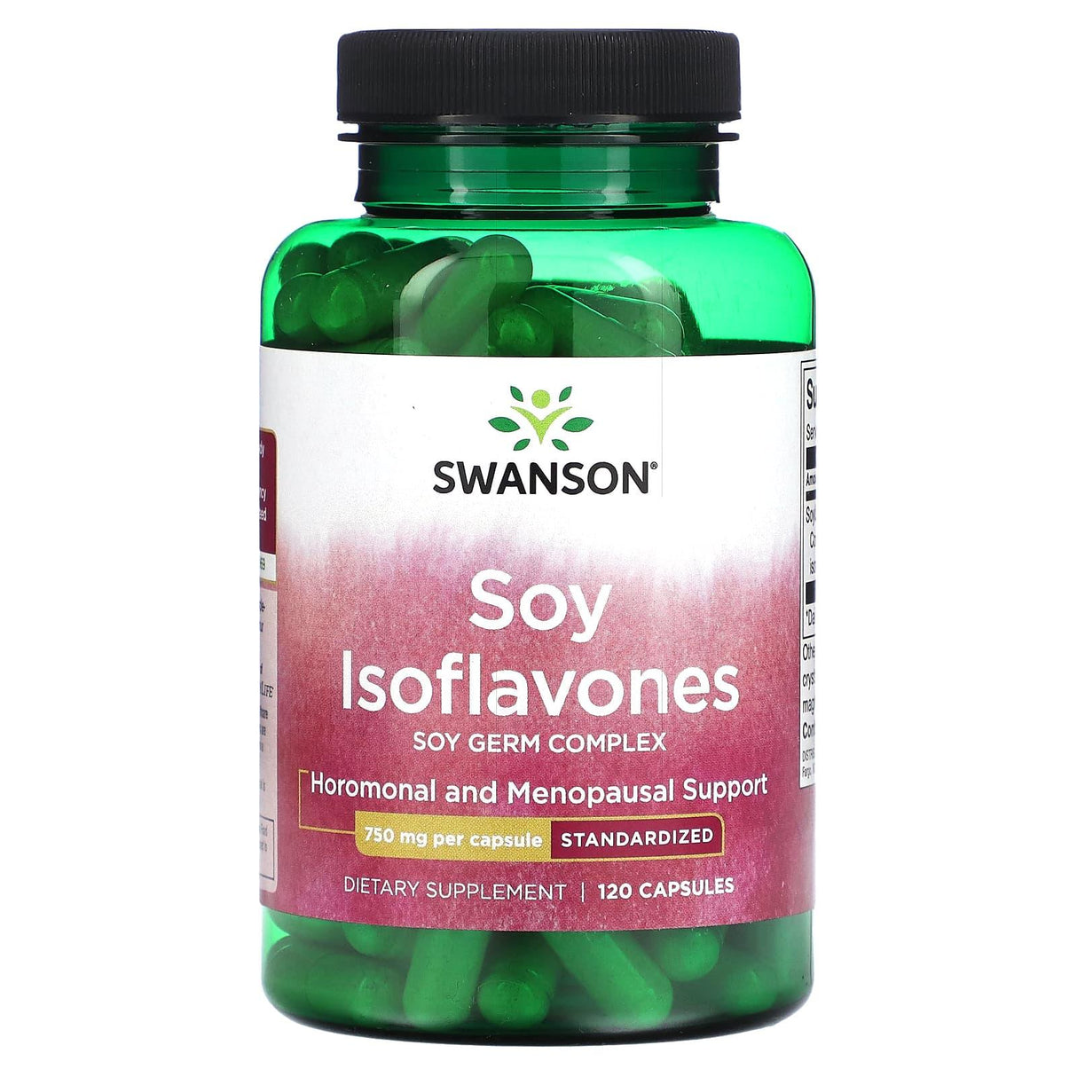 Swanson, Soy Isoflavones, Soy Germ Complex, Standardized, 750 mg, 120 Capsules - Supply Center USA